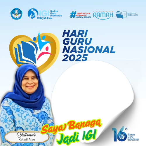 Hut Guru Nasional IGI Wilayah Riau - Biru laut